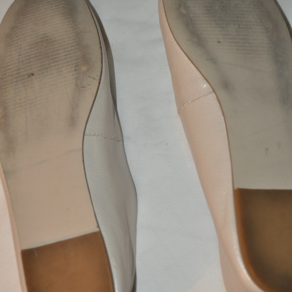 Talbots Women's Ballerina-Toed Flats, Beige - Picture 2 of 2